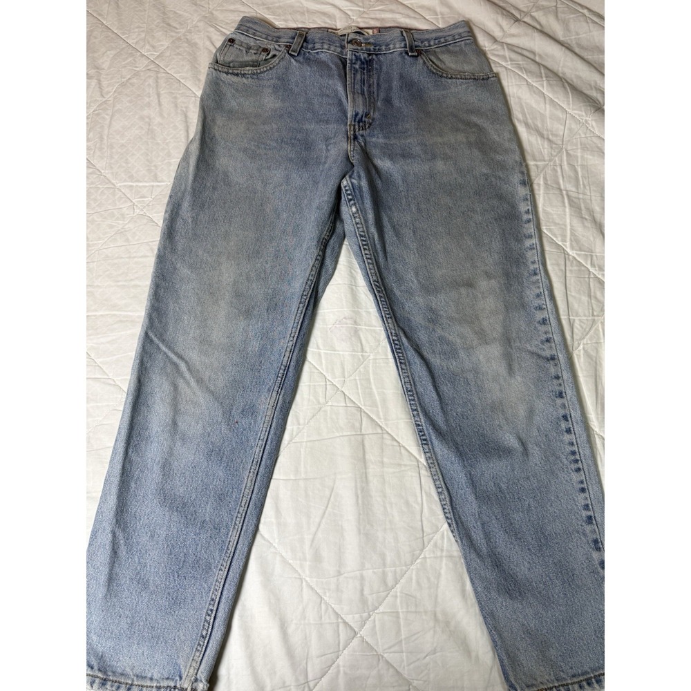 Levi's 550 Relaxed Tapered Jeans Women's Size 12S‎ Light Wash